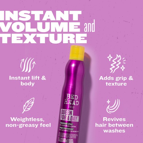Bed Head by TIGI Queen For A Day Volume Thickening Spray for Fine Hair