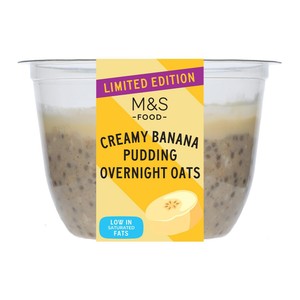 M&S Creamy Banana Pudding Overnight Oats
