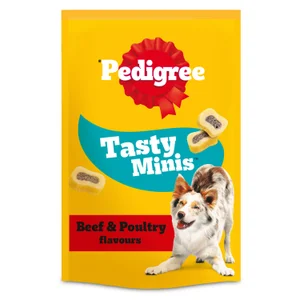 Pedigree Tasty Minis Adult Dog Treats Beef & Poultry Chewy Slices