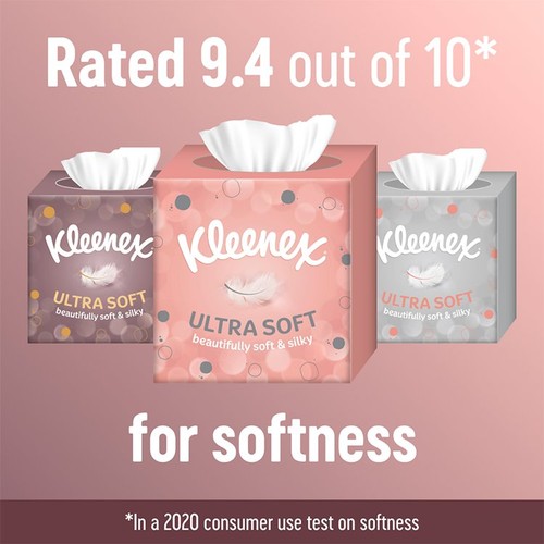 Kleenex Ultra Soft Cube Tissues - Single Box