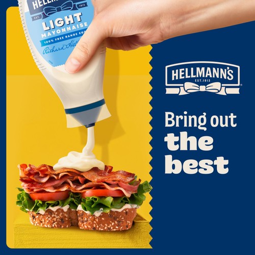Hellmann's Light Squeezy Mayonnaise 