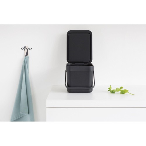 Brabantia 6 Litre Grey Sort & Go Waste Bin  