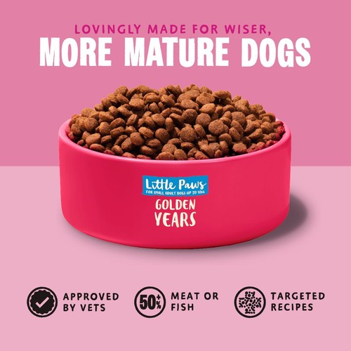 Barking Heads Little Paws Golden Years Dry Dog Food