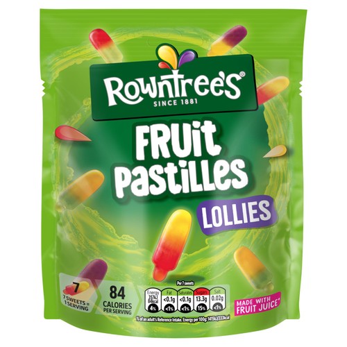 Rowntrees Fruit Pastilles Lollies Pouch