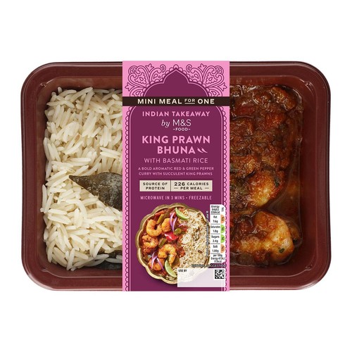 M&S King Prawn Bhuna with Basmati Rice Mini Meal