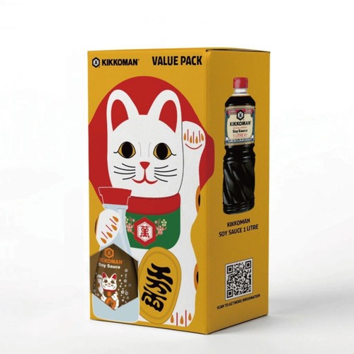 Kikkoman Lucky Cat Value Pack 1L