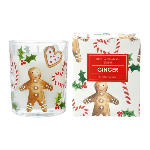 Small Boxed Gingerbread Scented Candle