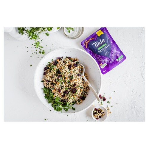 Tilda Microwave Wholegrain Basmati Rice