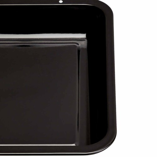 M&S 3 Pack Vitreous Enamel Roaster Set, One Size, Silver