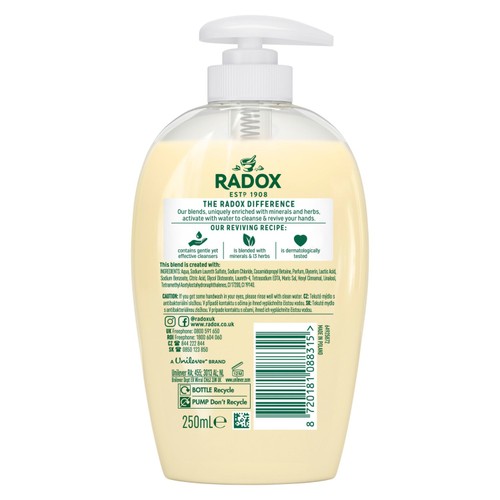 Radox Anti Bac Nourishing Liquid Hand Wash 