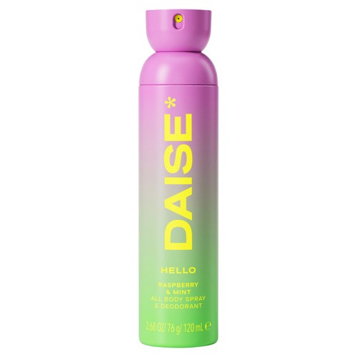 DAISE Hello All Body Spray & Deodorant in Raspberry & Mint 