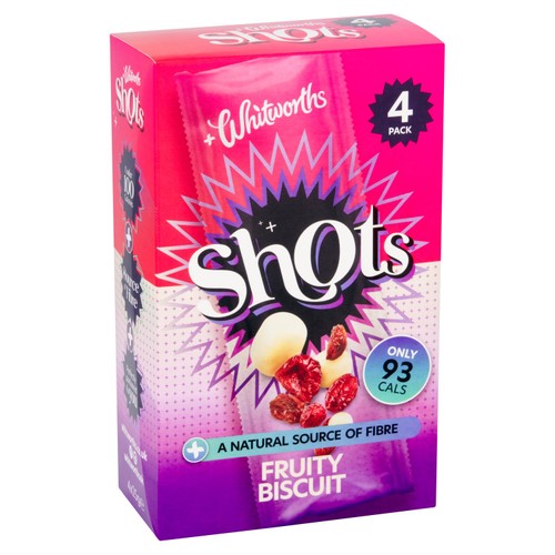 Whitworths Shots Snack Fruity Biscuit