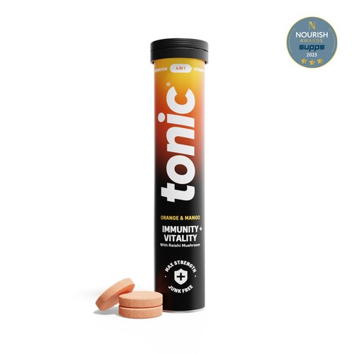 Tonic Health Daily Immunity & Vitality Orange & Mango Effervescent tablets