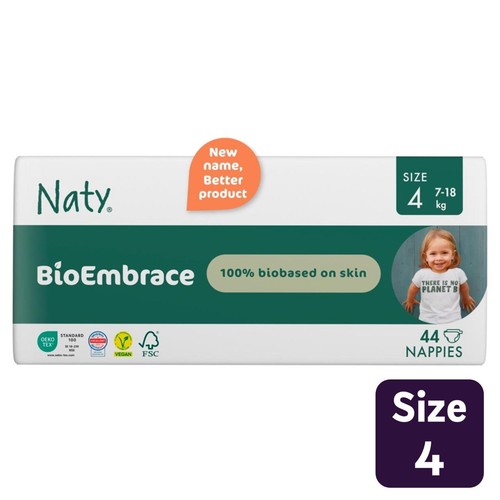 Naty BioEmbrace Big Pack Nappies Size 4 (7-18kg)