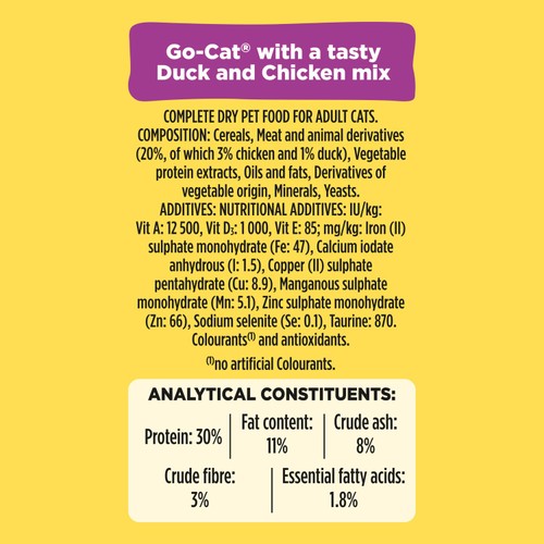 Go-Cat Chicken and Duck Dry Cat Food