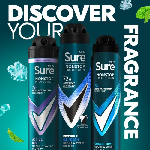 Sure Men Limited Edition Cobalt Dry 72h Antiperspirant Deodorant
