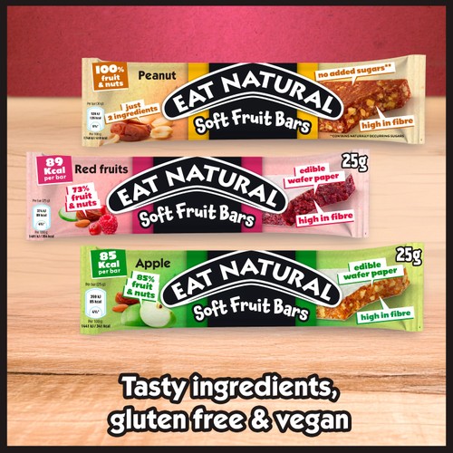 Eat Natural Red Berries Soft Fruit Bars