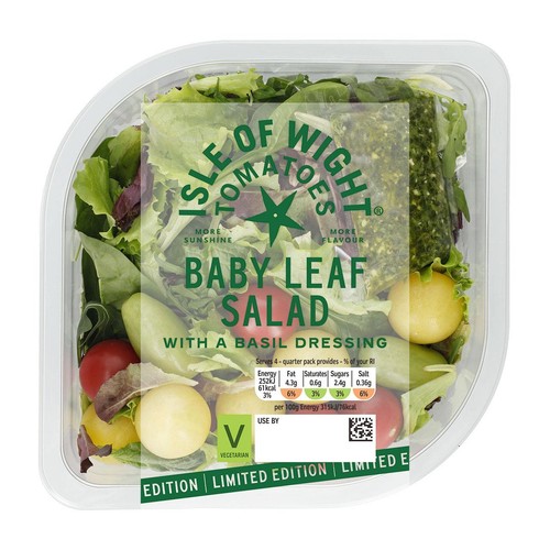 M&S Isle of Wight Tomatoes Baby Leaf Salad