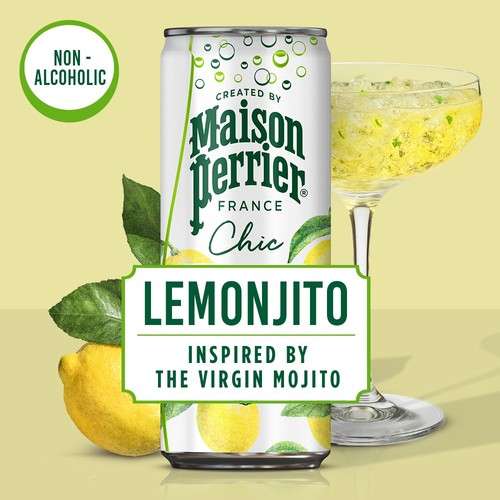 Maison Perrier Chic Flavoured Sparkling Drink Lemonjito