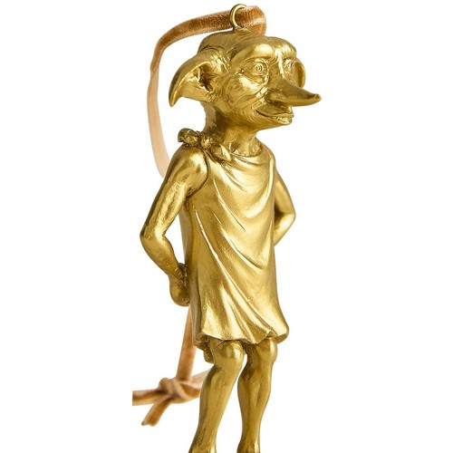 M&S Harry Potter Dobby Decoration, Gold Mix