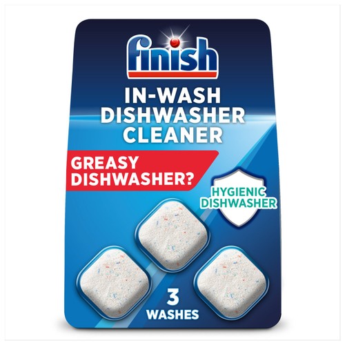 Finish In-Wash Dishwasher Machine Cleaner Tablets