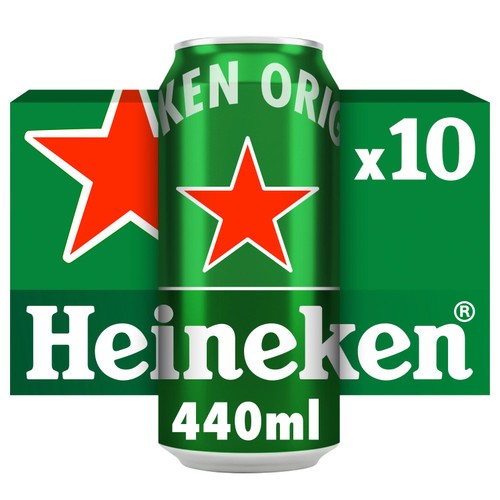 Heineken Lager Beer Cans