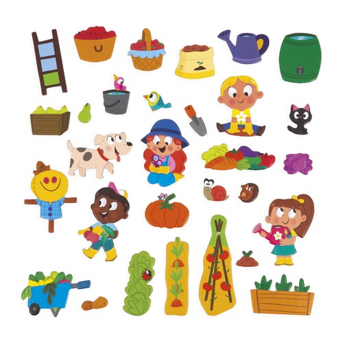 Magneti'stories The Vegetable Garden, 30 Magnet Book