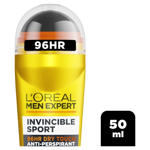 L'Oreal Men Expert Roll On Anti-Perspirant Deodorant  Invisible Sport