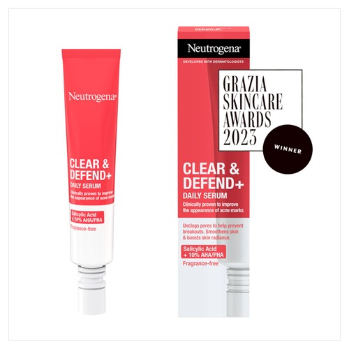 Neutrogena Clear and Defend+ Serum 10% with AHA/PHA + Salicylic Acid 
