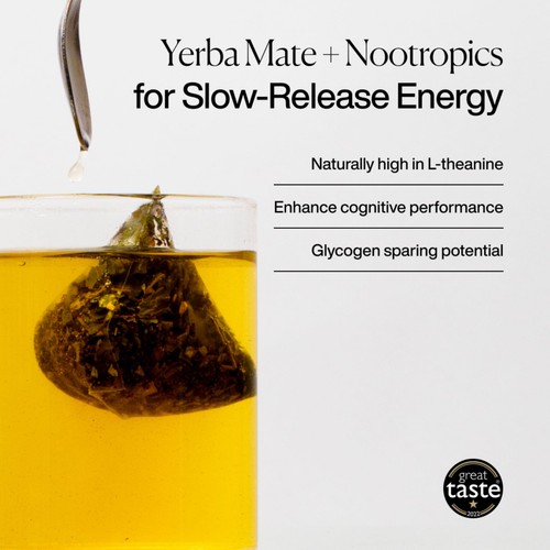 MISSION Perform Yerba Mate Tea Bags with Lemongrass + Mint
