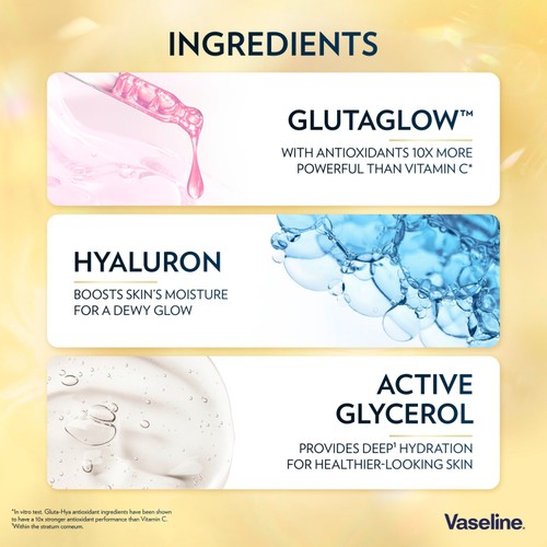 Vaseline Gluta-Hya Lotion Flawless Glow