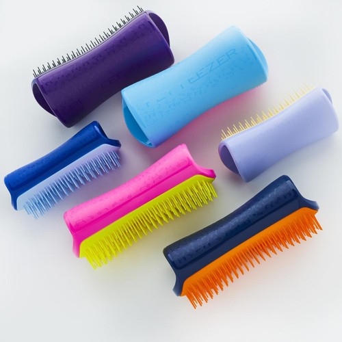 Pet Teezer De-shedding Dog Grooming Brush Small - Blue / Blue