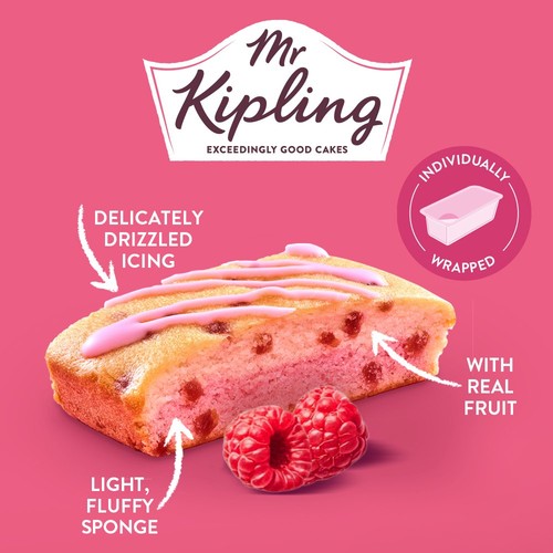 Mr Kipling Raspberry Lunchbox Slices