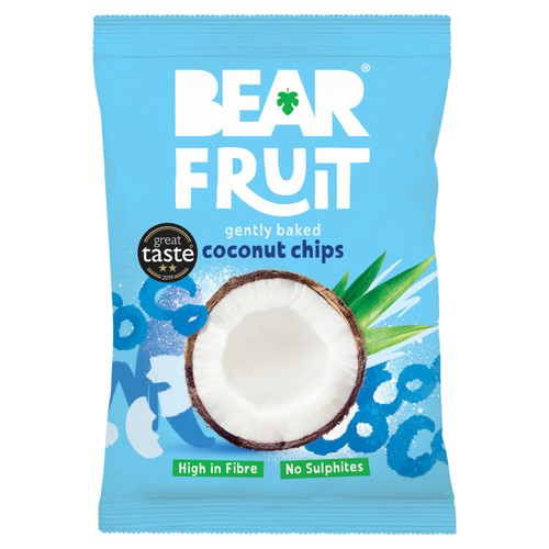 BEAR Fruit Dried Coconut Chips, 25g BEAR Fruit Dried Coconut Chips, 25g