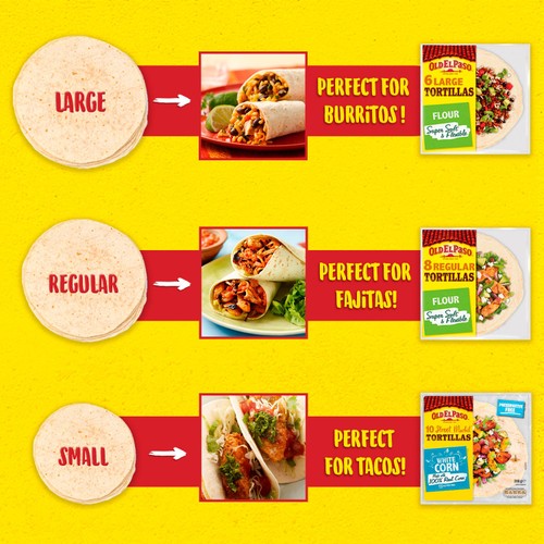 Old El Paso Gluten Free Tortilla Fajita Wraps