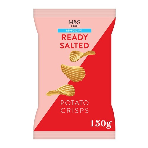 M&S Reduced Fat Ready Salted Crisps