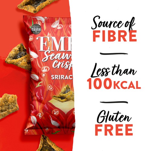 Emily Sriracha Seaweed Crisps