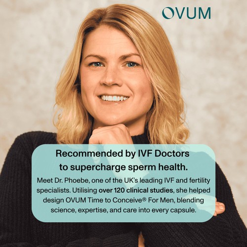 OVUM Time to Conceive Advanced Fertility Formula for Sperm