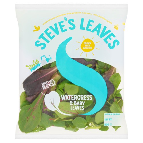 Steves Leaves Watercress & Baby Leaves