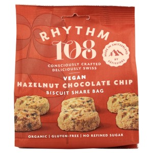 Rhythm 108 Swiss Vegan Hazelnut Chocolate Praline Biscuit Share Bag