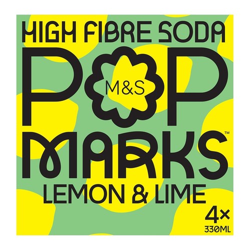 M&S Pop Marks Lemon & Lime Soda