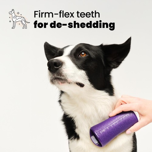 Pet Teezer De-Shedding Dog Grooming Brush Ocado
