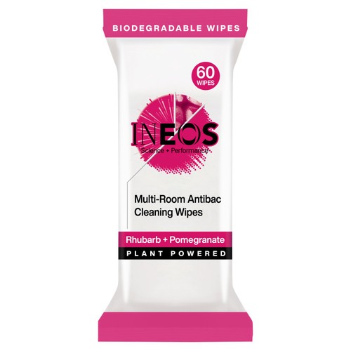 Ineos Antibac Multi-Room Surface Cleaning Wipes Rhubarb Pomegranate | Sainsbury's - View #6