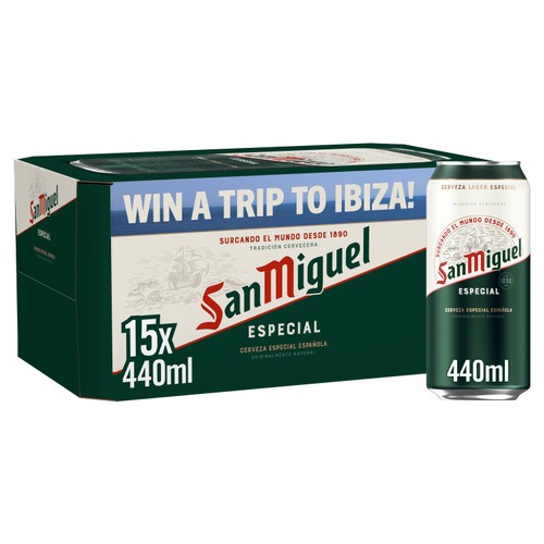 San Miguel Premium Lager Beer Cans