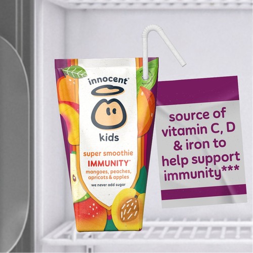Innocent Kids Mangoes, Peaches, Apricots & Apples Super Smoothies