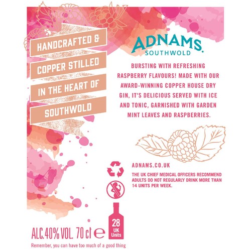 Adnams Copper House Pink Gin
