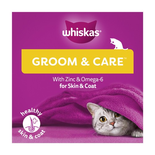 Whiskas Groom & Care Cat Treat Biscuits