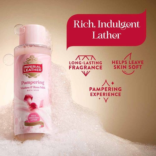 Imperial Leather Pampering Bath Soak Mallow & Rose Milk 
