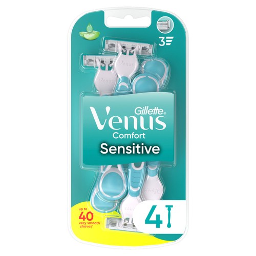 Gillette Venus 4 Disposable Razors Sensitive