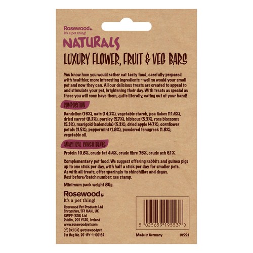 Luxury Flower, Fruit & Veg Bars 